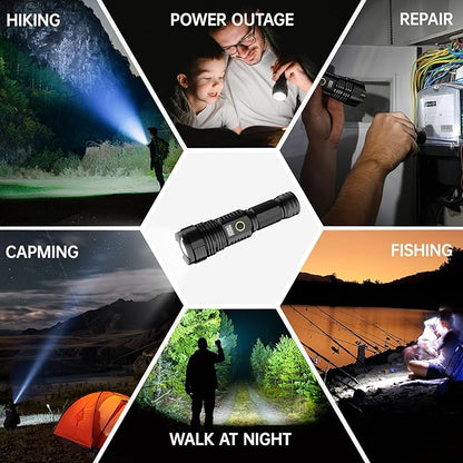 Flashlights High Lumens Rechargeable, 000LM LED Super Bright Flash Light - Image 8