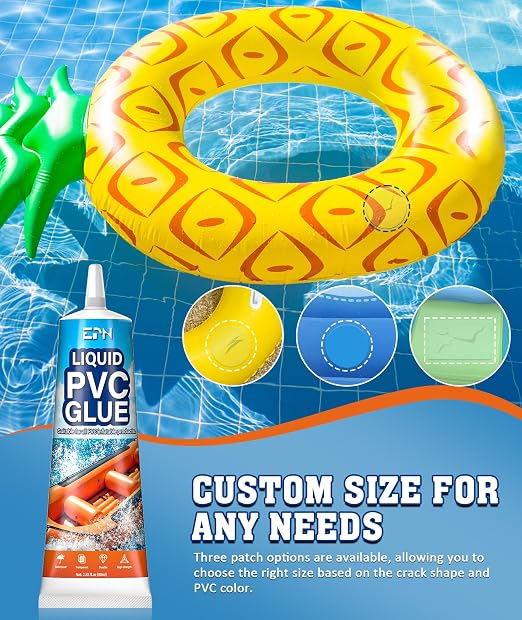EPN Air Mattress Patch Kit, Waterproof Vinyl Pool Liner Repair Kit - Image 4