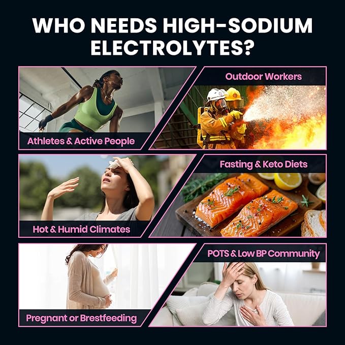 Venture Pal High Sodium Sugar-Free Electrolyte Powder Packets - Image 4