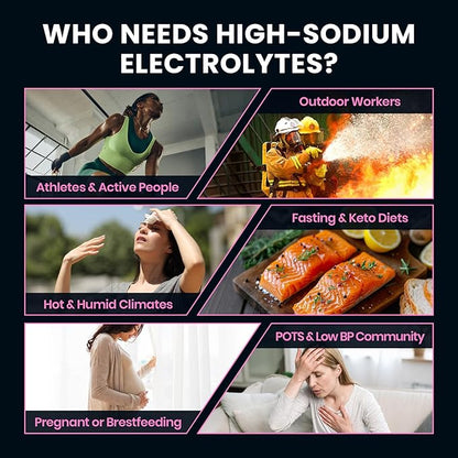 Venture Pal High Sodium Sugar-Free Electrolyte Powder Packets - Image 4