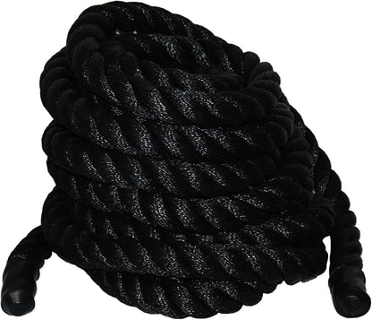 T.W Evans Cordage 106430 1-1/2 Inch x 30-Feet Black Poly Training Rope - Image 2