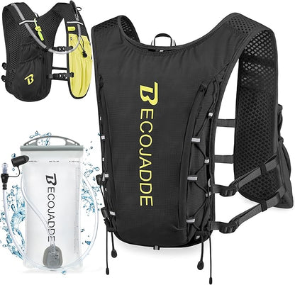 BECOJADDE Running Vest Hydration Backpack by BECOJADDE