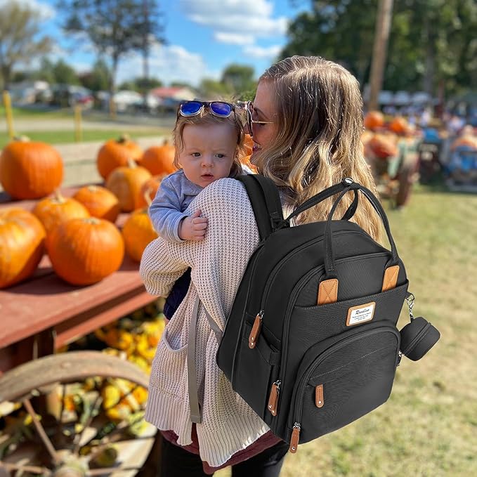 RUVALINO Diaper Bag Backpack-Expandable Baby Bag - Image 8