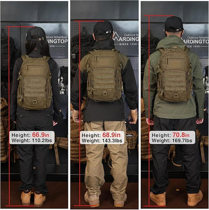 Mardingtop Small Tactical Backpack, Molle Hiking Backpack - Image 8