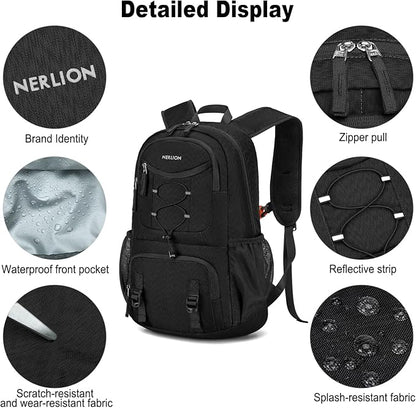 Nerlion Lightweight Foldable 35L Hiking Backpack Travel Backpack - Image 5