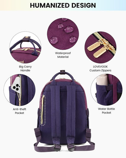 LOVEVOOK Mini Backpack Purse for Women Cute Small Backpack, Light Weight - Image 5