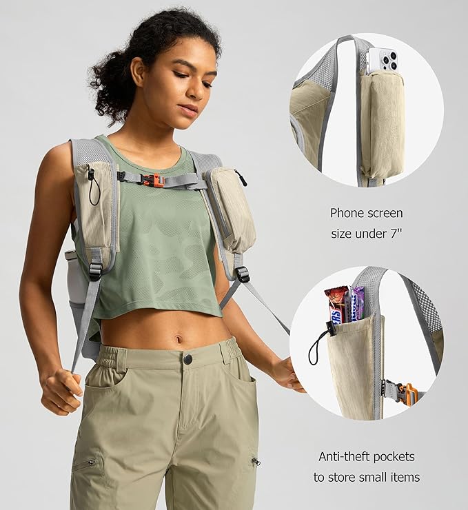 Uselike 10L Small Hiking Backpack Travel Daypack Lightweight Packable Back Pack - Image 4