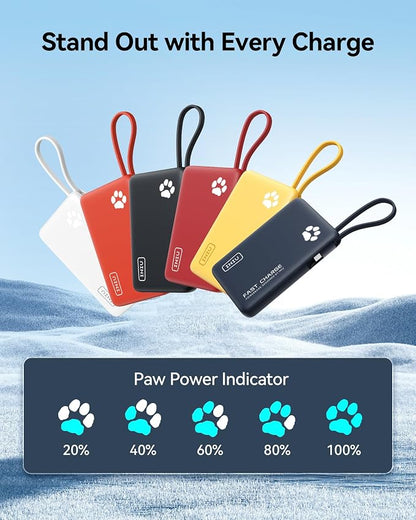 INIU PawGo Portable Charger, 45W PD 10000mAh Slim Power Bank - Image 8