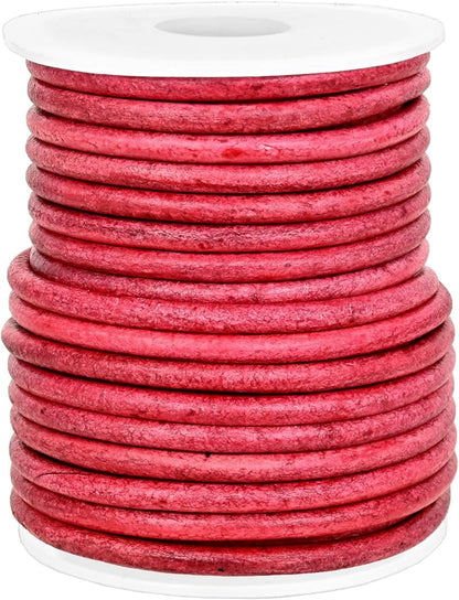 GENIQUE Real/Genuine Round Leather String Cord - Image 2