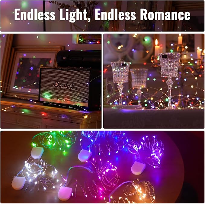 ZSJWL 30 Pack Multicolor Fairy Lights Battery Operated, 7FT 20LED Mini Starry - Image 6