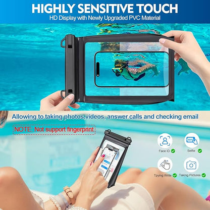 Large Floating Waterproof Phone Pouch, Cell Phone Dry Bag - Image 5