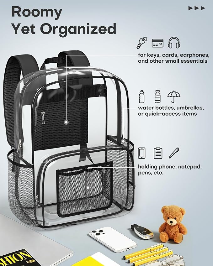 HOTOR Clear Backpack - Image 3