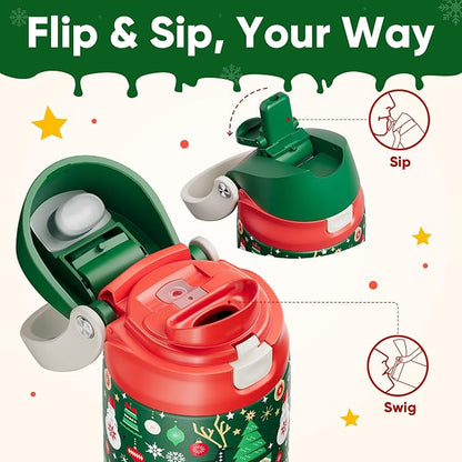 Christmas Insulated Water Bottle - Image 2