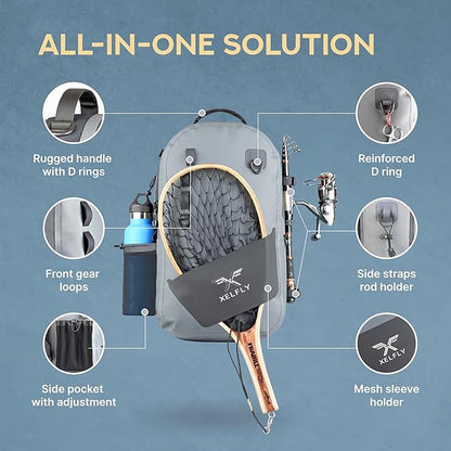 Xelfly - Waterproof Fishing Backpack - Image 3