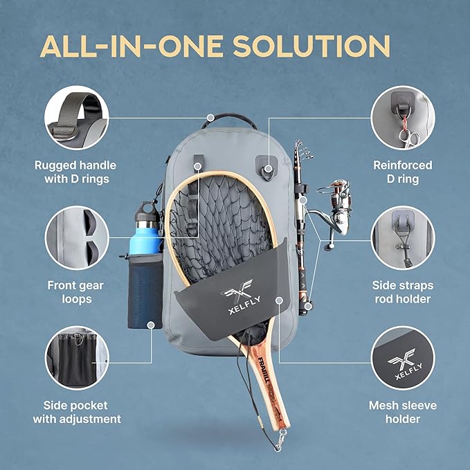 Xelfly - Waterproof Fishing Backpack - Image 3