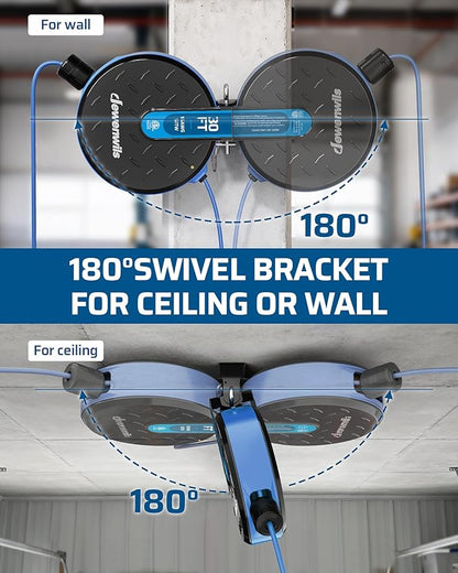 DEWENWILS 30FT Retractable Extension Cord Reel, Ceiling/Wall Mount 16/3 SJTW - Image 4