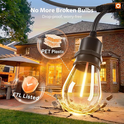 addlon 200FT Outdoor String Lights LED - Image 3