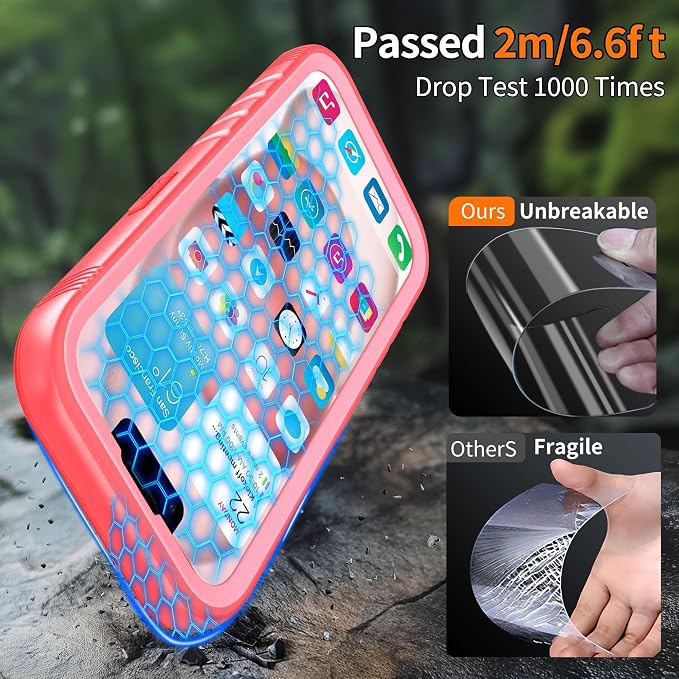 Cozycase for iPhone 15 Waterproof Shockproof Dustproof Case - Image 4
