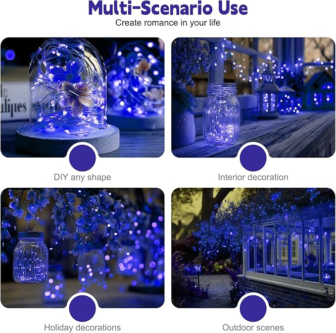 ZSJWL 6 Pack Rechargeable Fairy Lights - Image 8
