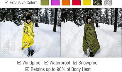 Swiss Safe 4 Pack Mylar Emergency Blankets - Image 5