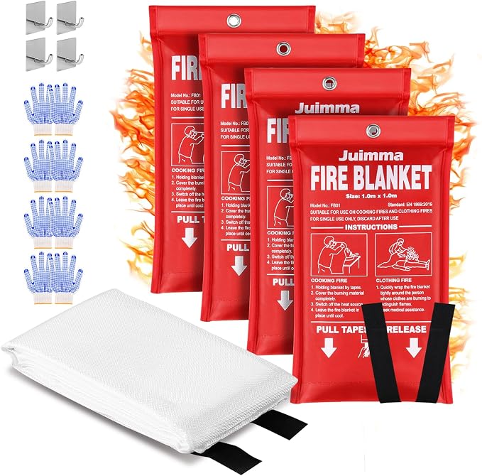 Juimma Fire Blanket for Home and Kitchen by Juimma