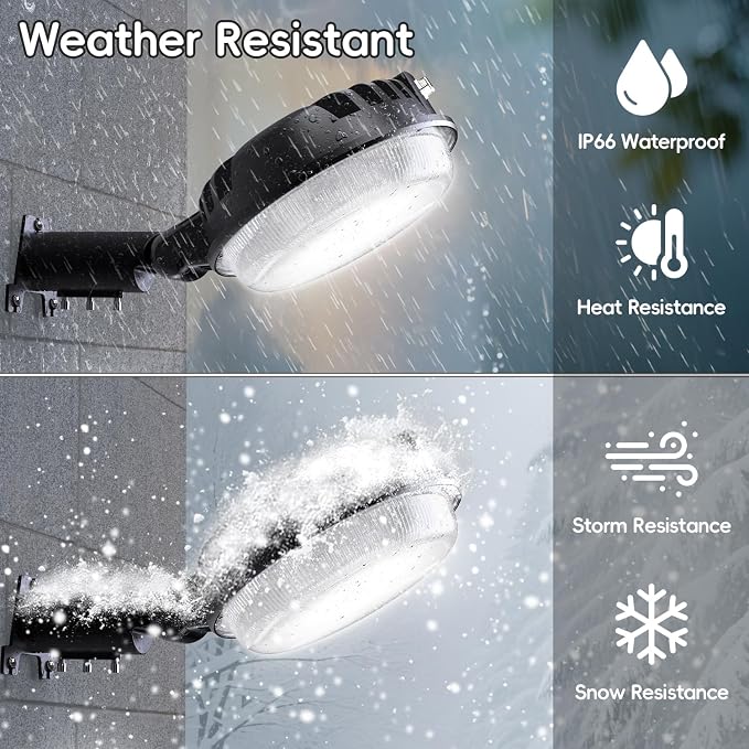 150W 20000LM LED Barn Lights Outdoor, Dusk to Dawn Outdoor Lighting - Image 5