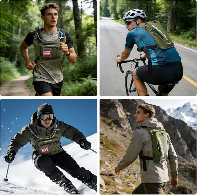 Maelstrom Running Vest, Detachable Hydration Backpack - Image 8