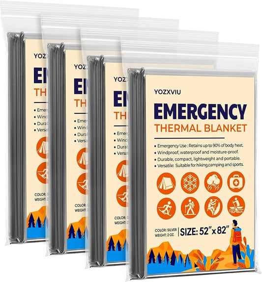 Emergency Blanket, Mylar Thermal Space Blanket by Unknown