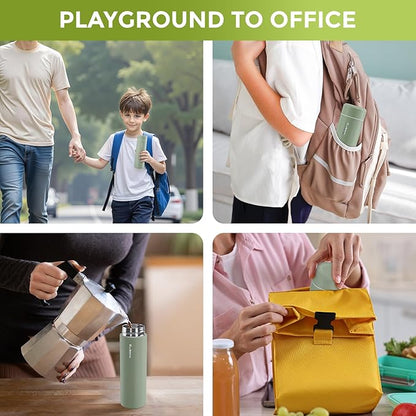 【Upgraded】Exllena Small Insulated Water Bottle 12 oz/350ml– Mini Insulated - Image 7