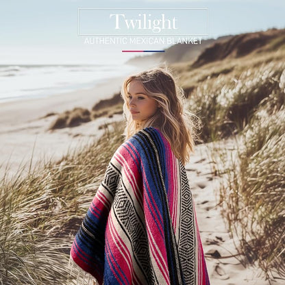 Hydration Nation Authentic Extra Large Mexican Blanket - Image 6
