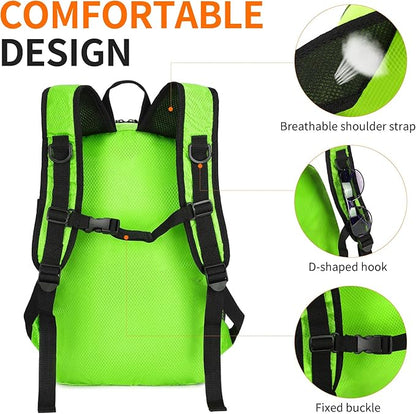 Small Hiking Daypack, 15L Water-Resistant Hiking Backpack Packable Lightweight - Image 6