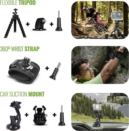 DigiNerds 50-in-1 Action Camera Accessories Kit - Image 3