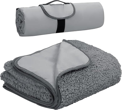 Tirrinia Large Waterproof Outdoor Blanket, Soft Warm Windproof Stadium Blanket by Tirrinia
