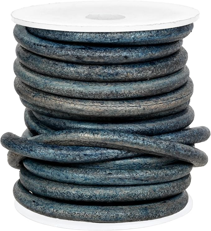 GENIQUE Real/Genuine Round Leather String Cord - Image 2