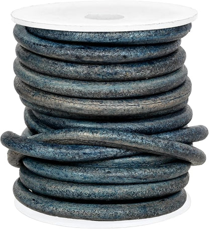 GENIQUE Real/Genuine Round Leather String Cord - Image 2