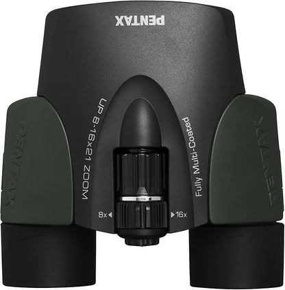 Pentax UP 8-16x21 Green Binoculars Fully-Multi Coating Zoom Tripod Socket - Image 3