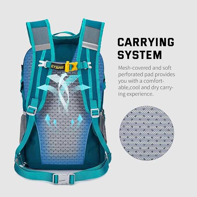 SKYSPER Small Hiking Backpack, 20L Lightweight Travel Backpacks Hiking Daypack - Image 2
