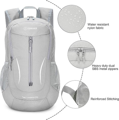 ZOMAKE Ultra Lightweight Packable Backpack 25L, Foldable Hiking Backpacks Water - Image 5