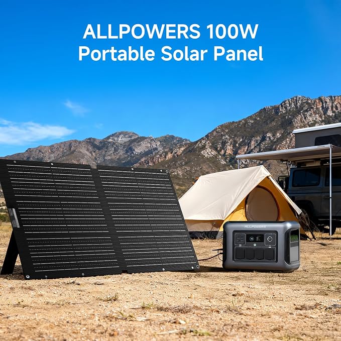 ALLPOWERS SE100 100W Portable Solar Panel Charger, High-Efficiency 23-25% - Image 8