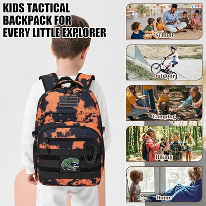 Kids Tactical Backpack Army Molle Bookbag Military Boys Backpack - Image 6