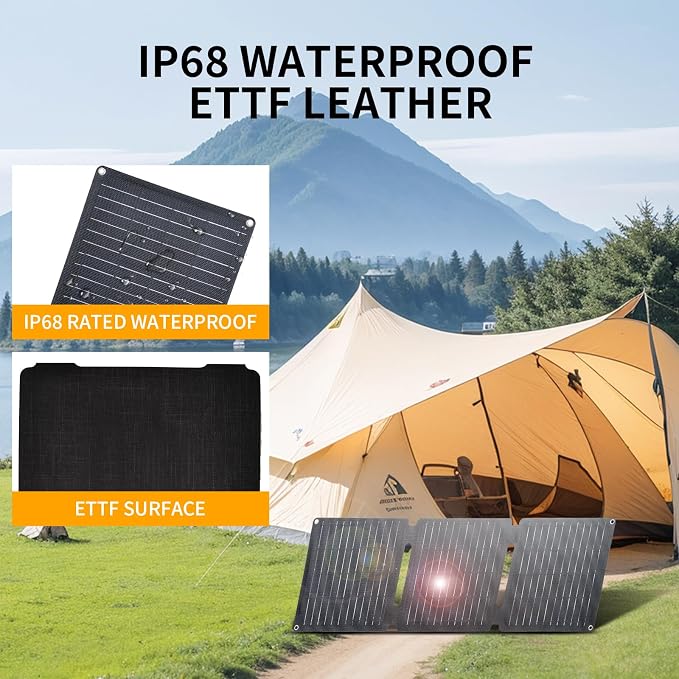 30W Portable Solar Panel, Foldable Solar Panels Charger - Image 7