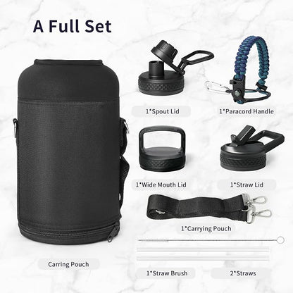 Trebo Insulated Water Bottle 64 oz, Half Gallon Metal Vacuum Water Jug - Image 7