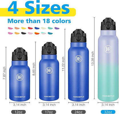 Han's Bottle Sports Water Bottle - 32 Oz - Image 2