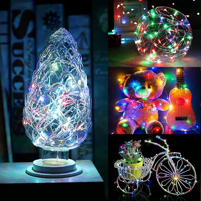 Brightown 12 Pack Multi-Color Fairy Lights Battery Operated - 7ft 20 LED - Image 6