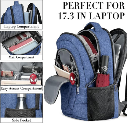 BIKROD Backpack for Women and Men, Extra Large School Backpacks for Teens - Image 3