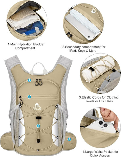 Hydration Backpack with 2L Water Bladder - Image 3