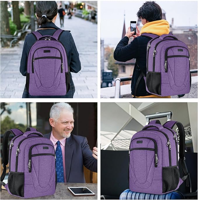 BIKROD Backpack for Men Women, Backpacks for School Teen Boys, Business Anti - Image 5