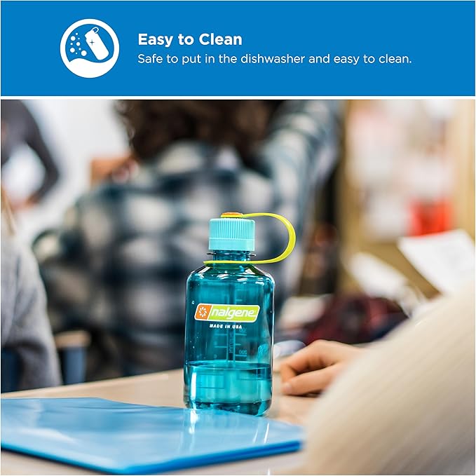 Nalgene 16 oz Narrow Mouth Water Bottle | BPA-Free, Durable & Leak Proof - Image 3