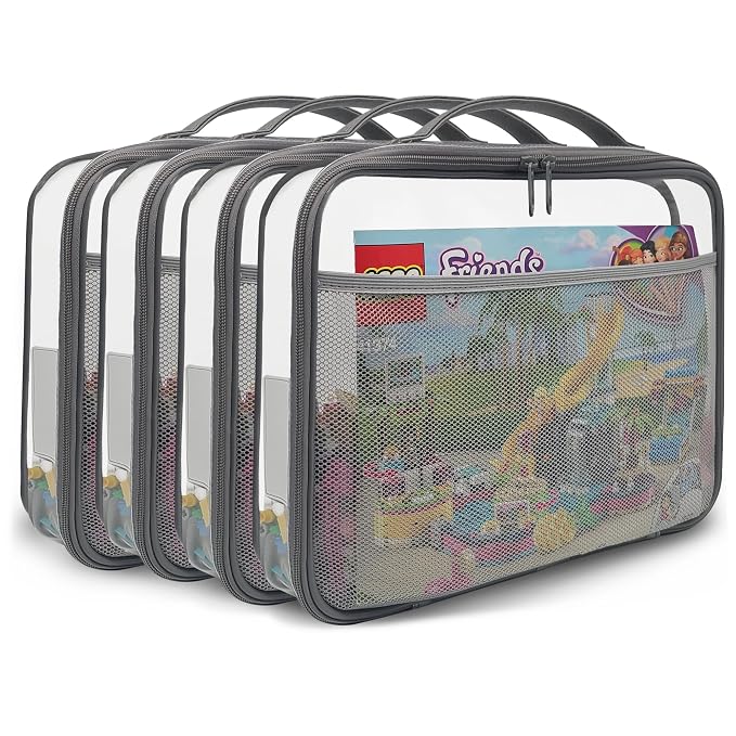 holay 4 Packs Large PVC Toy Storage Organizer by OrganizeYourLifeWithholay