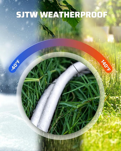 DEWENWILS 3 Foot Extension Cord, 16 AWG SJTW Weatherproof Power Cable - Image 7